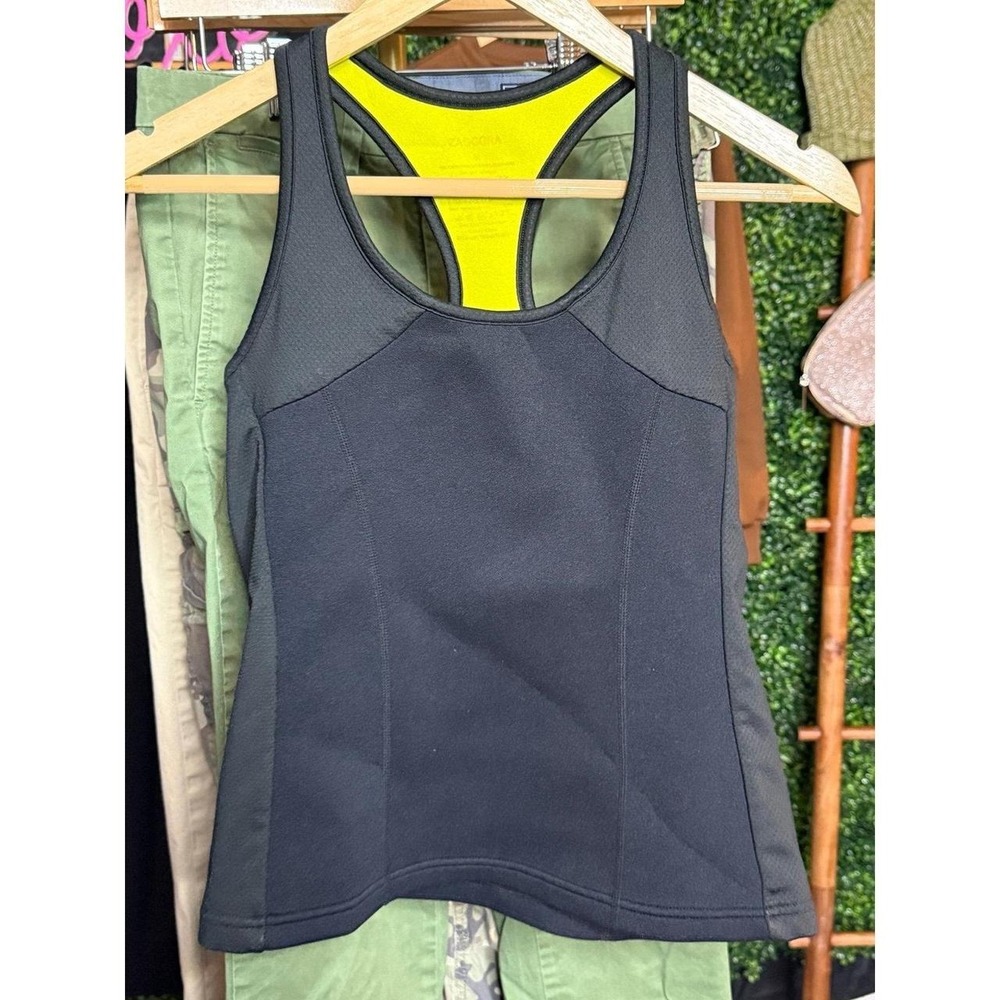 Zaggora, Hotwear Tank Top, Black/Neon Yellow, Size M, Excellent, MSRP $60